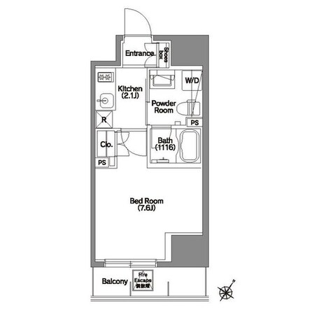 エルスタンザ文京根津の物件間取画像